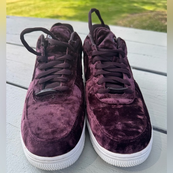 Nike Air Force 1 Velvet Rare Women’s S/ 9 Men’sS/8 - Picture 4 of 14